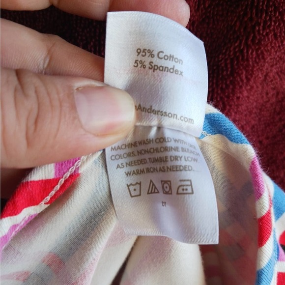 HANNA Andersson Dress 100 Girls 4 Colorful Plaid Tiered Twirl - Picture 8 of 9